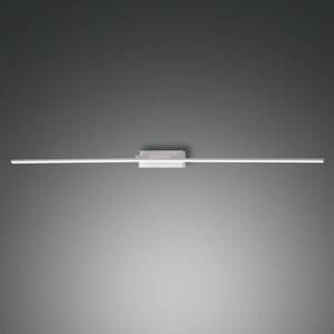 Zrkadlové svetlo Nala LED, biele, šírka 110 cm, kov