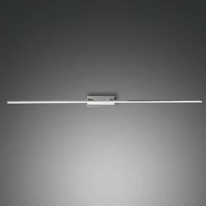 Zrkadlové svetlo LED Nala, pochrómované, šírka 110 cm, kov