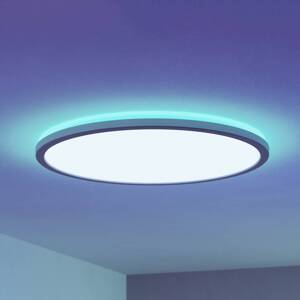 EGLO connect LED stropné svietidlo Rovito-Z, biele, Ø 50 cm