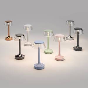 Stolová LED lampa FLOS Bon jour unplugged, chróm