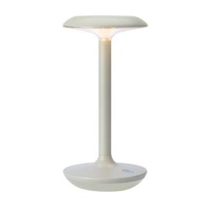 Stolová LED lampa Petit, greige, hliník, IP44