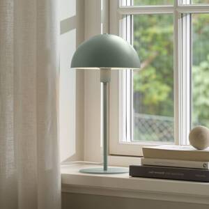 Stolová lampa Ellen 20, prachovo zelená, kov, pätica E14